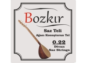 BOZKIR PROFESYONEL 0.22 PYRAMİD BOZLAK DİVAN SAZ TELİ(AĞAÇI KONUŞTURAN TEL)